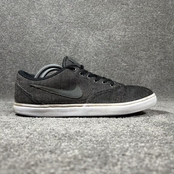 Nike SB Check Solarsoft 844493-015 Men's Size 11 Gray Premium Canvas Skate Shoes - Picture 1 of 13
